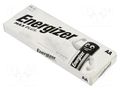 Battery: alkaline; AA; 1.5V; non-rechargeable; 50pcs; MAX ENERGIZER BAT-LR6/EG-MAX-50