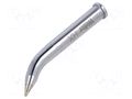 Tip; bent chisel; 0.8x0.4mm; for  soldering iron WELLER WEL.XT-HX