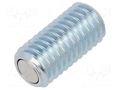 Clamping bolt; Thread: M10; L: 20mm; Strength cl: 5.8; with magnet ELESA+GANTER GN913.6-M10-20-ND
