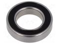Bearing: single row deep groove ball; Øint: 12mm; Øout: 21mm SKF SKFW61801-2RS1