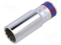 Socket; 12-angles,socket spanner; 20mm; 1/2"; long KING TONY KT-423020M
