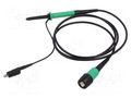 Probe: for oscilloscope; passive; 250MHz; 1MΩ; 1.4ns; 10÷35pF; 1.2m CAL TEST CT2840RA