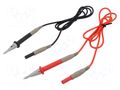 Set of measuring probes; 10A; Wire insul.mat: silicone CAL TEST CT3981B-120