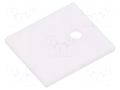 Heat transfer pad: aluminum; TO218,TOP3; Thk: 1.6mm; 25W/mK; 10kV ALUTRONIC AO472