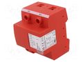 Surge arrester; Type 1+2; Poles: 2; In 8/20us: 20kA; -40÷80°C; IP20 DEHN DEHN-900070