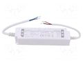 Power supply: switching; LED; 60W; 24VDC; 2.5A; 220÷240VAC; IP67 YINGJIAO YCL60-60-24