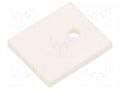 Heat transfer pad: aluminum; TO218,TOP3; Thk: 3mm; 25W/mK; 30kV ALUTRONIC AO480