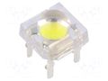 LED Super Flux; white cold; 7.62x7.62mm; 25000÷30000mcd; 35÷40lm OPTOSUPPLY OSW4XAZ2C1P