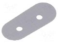 Heat transfer pad: silicone; Multiwatt; Thk: 0.18mm; 900mW/mK ALUTRONIC SI492