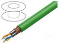 Wire; ETHERLINE® Cat.5; 2x2x22AWG; 5; wire; Cu; PVC; green; 6.8mm LAPP ETH-2170893