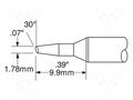 Tip; bevel; 1.8mm; 357°C; for soldering station METCAL CVC-6BV6018S