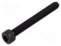 Screw; M5x40; 0.8; Head: cheese head; hex key; HEX 4mm; steel BOSSARD B5X40/BN7