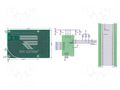 Board: universal; double sided,prototyping; W: 56mm; L: 85mm ROTH ELEKTRONIK GMBH RE3032-DSPT