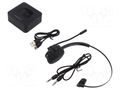 Wireless headphones with microphone; black; USB C socket; mono GEMBIRD BTHS-M-01