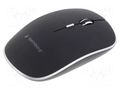 Mouse; black,light silver; USB A; wireless,optical; No.of butt: 4 GEMBIRD MUSW-4BS-01