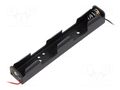 Holder; AA,R6; Batt.no: 2; cables; black Goobay GOOBAY-11983