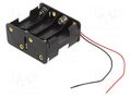 Holder; AA,R6; Batt.no: 8; cables; black Goobay GOOBAY-81218