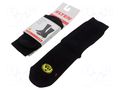 Socks; ESD; 39-42; black STATICTEC PRT-STF01013942