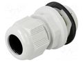 Cable gland; M25; IP68; polyamide; light grey; push-in; Entrelec TE Connectivity 1SNG622022R0000