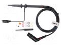 Probe: for oscilloscope; passive; 25MHz; Uin max: 600V; Trans: 10: 1 UNI-T UT-H01
