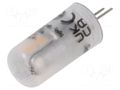 LED lamp; warm white; G4; 12VAC; 205lm; P: 1.8W; 300°; 2700K PHILIPS 76765500