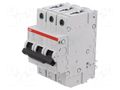 Circuit breaker; 415VAC; Inom: 16A; Poles: 3; plug-in SMISSLINE ABB S403M-C16
