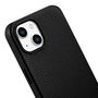 iCarer Litchi Premium Leather Case iPhone 14 Magnetic Leather Case with MagSafe Black (WMI14220709-BK), iCarer 6975092685418 6975092685418