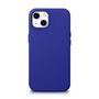 iCarer Litchi Premium Leather Case iPhone 14 Magnetic Leather Case with MagSafe Dark Blue (WMI14220709-DB), iCarer 6975092685425 6975092685425