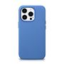 iCarer Litchi Premium Leather Case iPhone 14 Pro Magnetic Leather Case with MagSafe Light Blue (WMI14220710-LB), iCarer 6975092685487 6975092685487