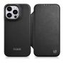 iCarer CE Premium Leather Folio Case iPhone 14 Pro Magnetic Flip Leather Folio Case MagSafe black (WMI14220714-BK), iCarer 6975092685678 6975092685678