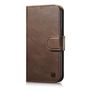 iCarer Oil Wax Wallet Case 2in1 Case iPhone 14 Leather Flip Cover Anti-RFID Brown (WMI14220721-BN), iCarer 6975092686026 6975092686026