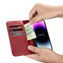 iCarer Wallet Case 2in1 iPhone 14 Pro Leather Flip Case Anti-RFID red (WMI14220726-RD), iCarer 6975092686255 6975092686255