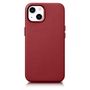 iCarer Case Leather case cover made of natural leather for iPhone 14 Plus red (compatible with MagSafe), iCarer 6975092685319 6975092685319