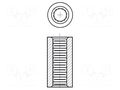 Screwed spacer sleeve; 25.4mm; Int.thread: UNC8-32; cylindrical KEYSTONE KEYS1692E