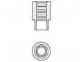 Screwed spacer sleeve; 3.56mm; Int.thread: UNC6-32; cylindrical KEYSTONE KEYS1546B
