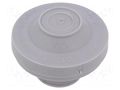 Grommet; elastomer thermoplastic TPE; grey; Panel thick: 1÷5mm TRELLEBORG T-GET26-IP67-7042