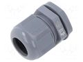 Cable gland; M16; 1.5; IP68; polyamide; grey; Entrelec TE Connectivity 1SNG626008R0000