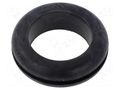 Grommet; Ømount.hole: 40mm; Øhole: 31mm; black; -40÷125°C; EPDM ESSENTRA ESS-10284988