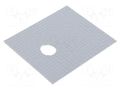 Heat transfer pad: silicone; TO220; Thk: 0.23mm; 900mW/mK; 5kV ALUTRONIC SI489