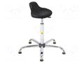 Stool; ESD; Seat dim: 330x230mm; 560÷810mm; Rsurf: 0.1÷1MΩ RT WORK ESD-STOOL06