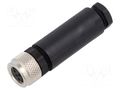 Connector: M8; female; for cable; plug PHOENIX CONTACT SACCM8FS3CONMSW