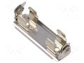 Holder; AA,R6; Batt.no: 1; rivet,screw; soldering lugs; steel KEYSTONE KEYS2139