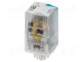 Relay: industrial; 3PDT; Ucoil: 220VDC; 10A/250VAC; 10A/250VDC PHOENIX CONTACT RELOR3/LDP220DC/3X