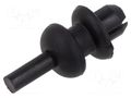 Rivet; 10pcs; OEM: 191867775A,699218; L: 5.7mm; black; Øhead: 10.7mm ROMIX RX-38072