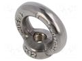 Lifting eye nut; eye; M12; A2 stainless steel; DIN 582; 30mm ELESA+GANTER DIN582-M12-NI