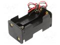 Holder; AA,R6; Batt.no: 4; cables; black Goobay GOOBAY-11472