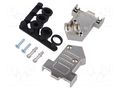 Enclosure for connectors: D-Sub; D-Sub 9pin,D-Sub HD 15pin ENCITECH D45NT09-M-K
