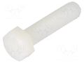 Screw; M5x20; 0.8; Head: hexagonal; polyamide; DIN 933 BOSSARD B5X20/BN80