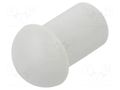 Stopper; polyamide; light grey; Entrelec; Ø: 9.7mm; Size: 13; L: 15mm TE Connectivity 1SNG610019R0000