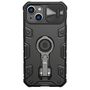 Nillkin CamShield Armor Pro Magnetic Case iPhone 14 Plus MagSafe armored cover stand ring black, Nillkin 6902048248830 6902048248830